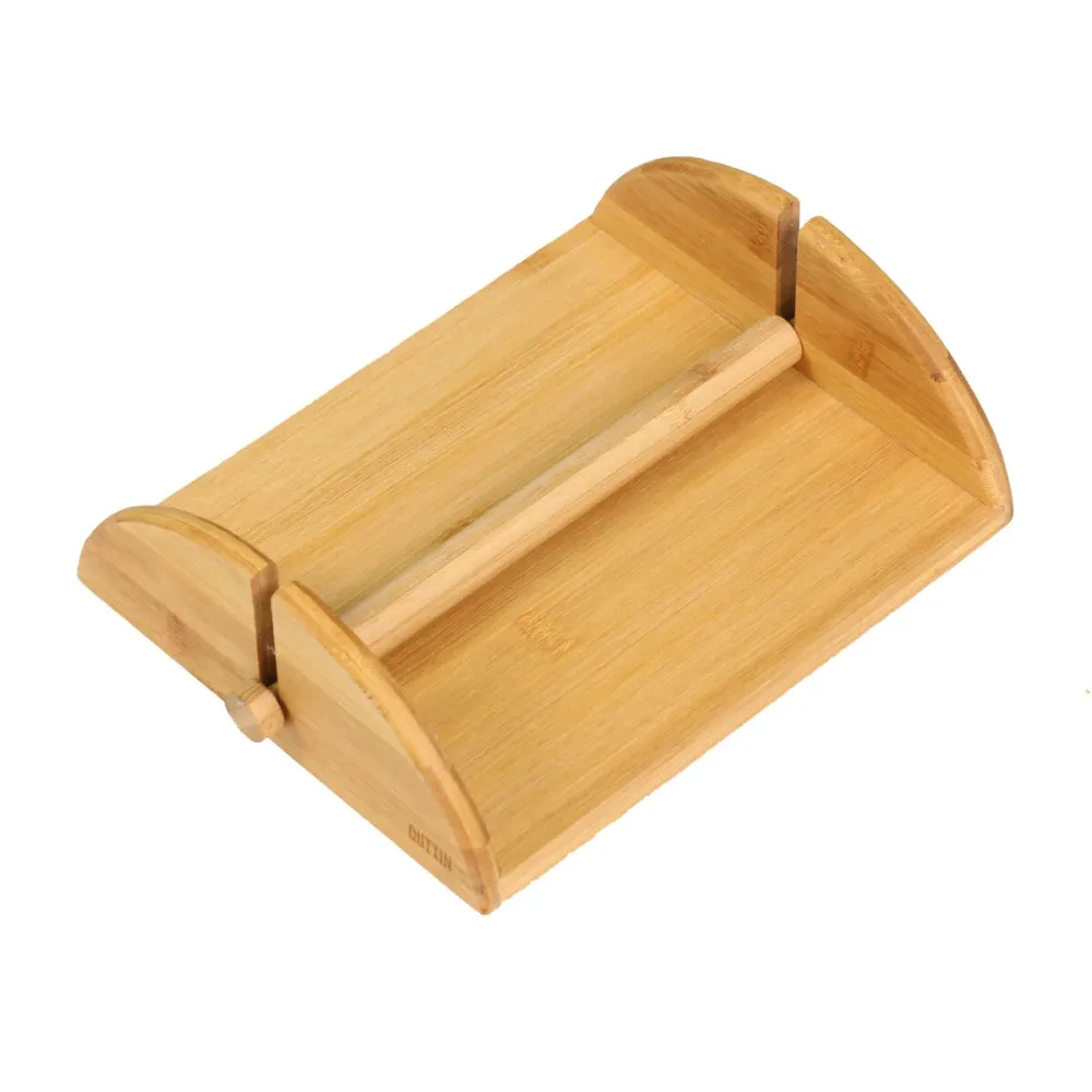 Porte-serviettes Quttin Marron Bambou 22,5 x 17,5 x 7 cm (12 Unités)
