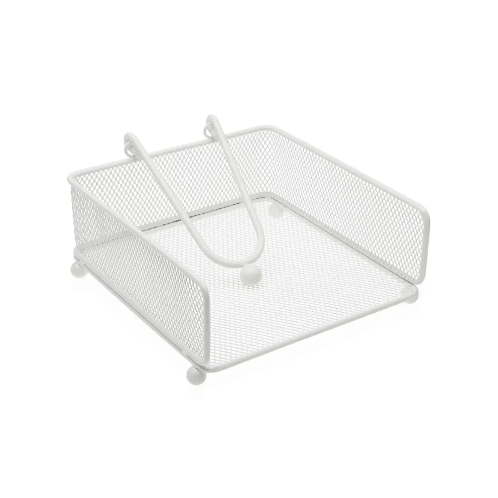 Porte-serviettes Versa Blanc Acier Fer 17,5 X 9 X 18 CM