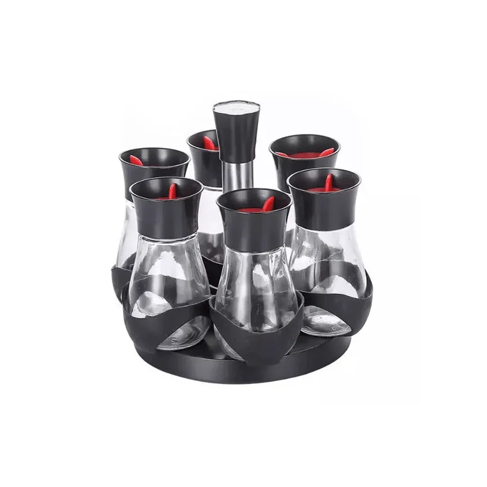 Set de 6 rack à épices tourniquet – Qualité & Prix chez Alpha55 – Qualité, design et praticité au quotidien