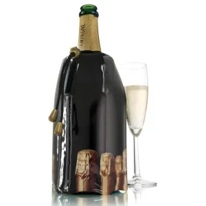 Rafraichisseur à champagne noir jais