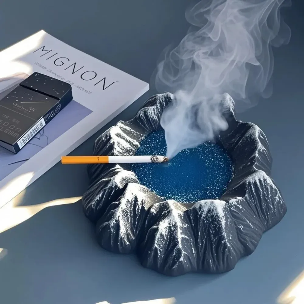 Cendrier simple et haut de gamme de style japonais Mont Fuji, décoration créative et tendance pour la maison, le salon