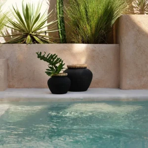 Styly Vase - Noir jais Natural - S - Lot Complet
