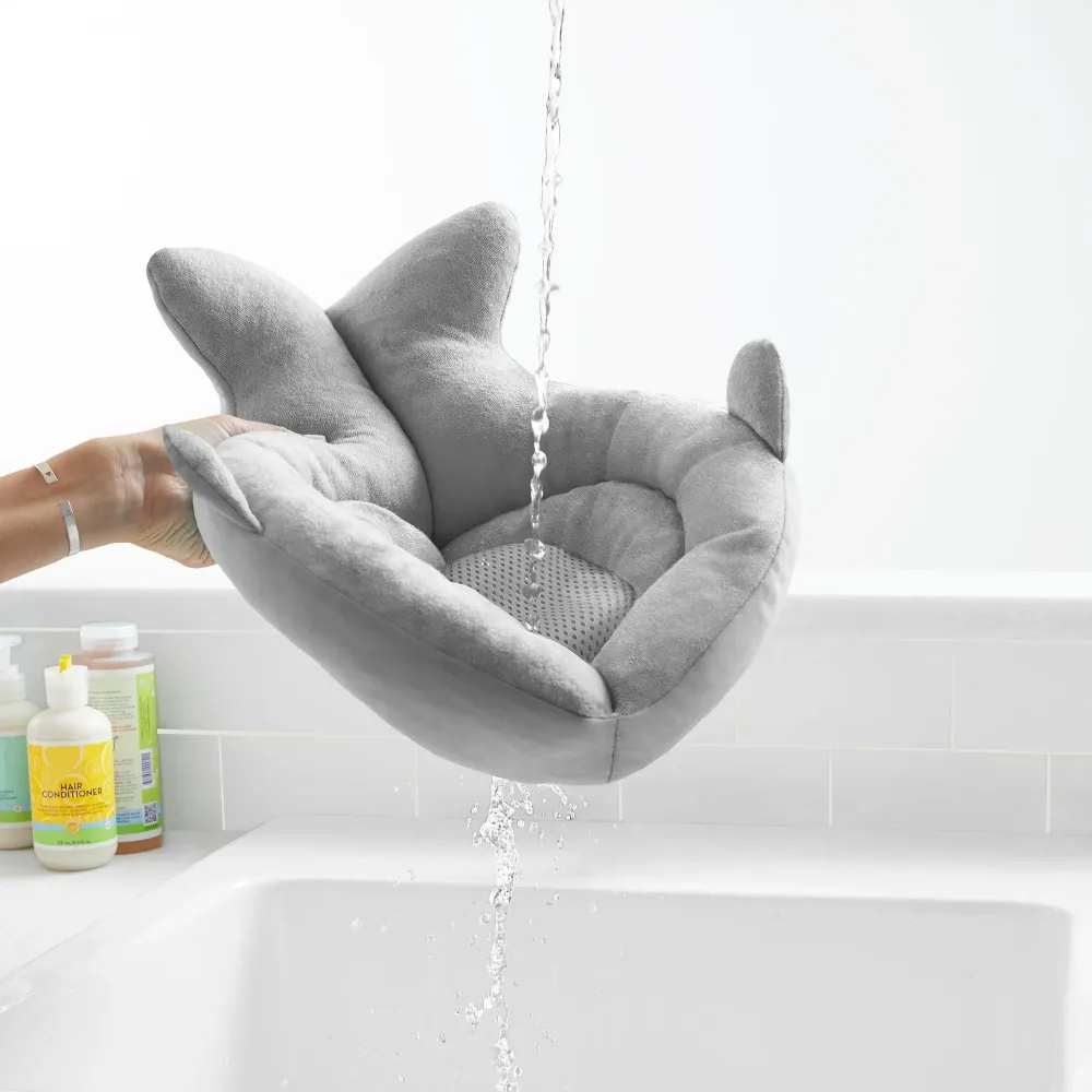 Skip Hop Moby Softspot Tapis de bain baleine grise