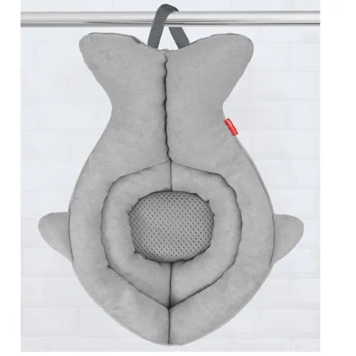 Skip Hop Moby Softspot Tapis de bain baleine grise