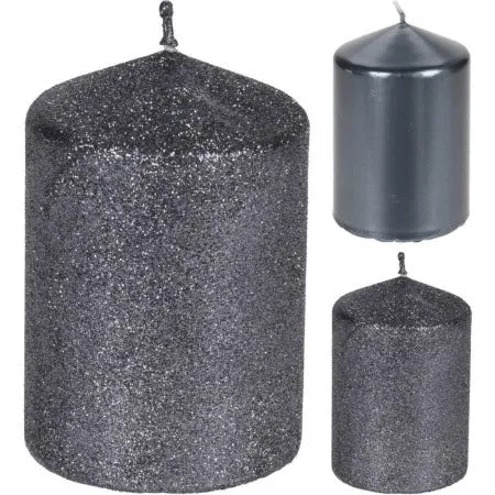 BOUGIE DECORATIVE-PILIER 7X10CM-ASST ORCA-DECO_NW
