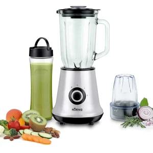 Ensemble blender compact Steel Line de KOENIG