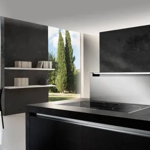 Airone D-001-ELEKTRA - évacuation descendante - 81 cm - Acier inoxydable - sans moteur
