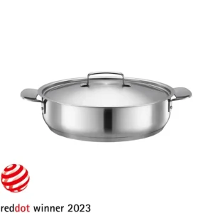 Cocotte tout acier avec couvercle 28 cm de Fiskars