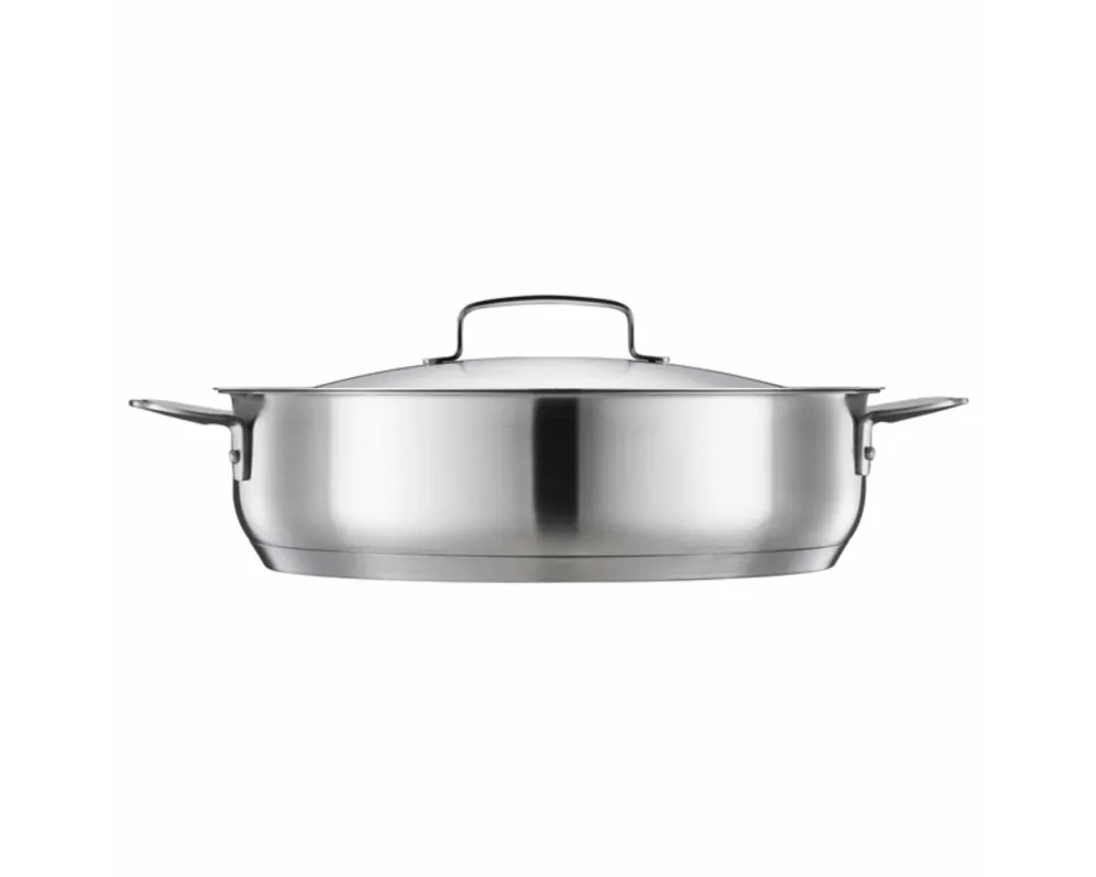 Cocotte tout acier avec couvercle 28 cm de Fiskars