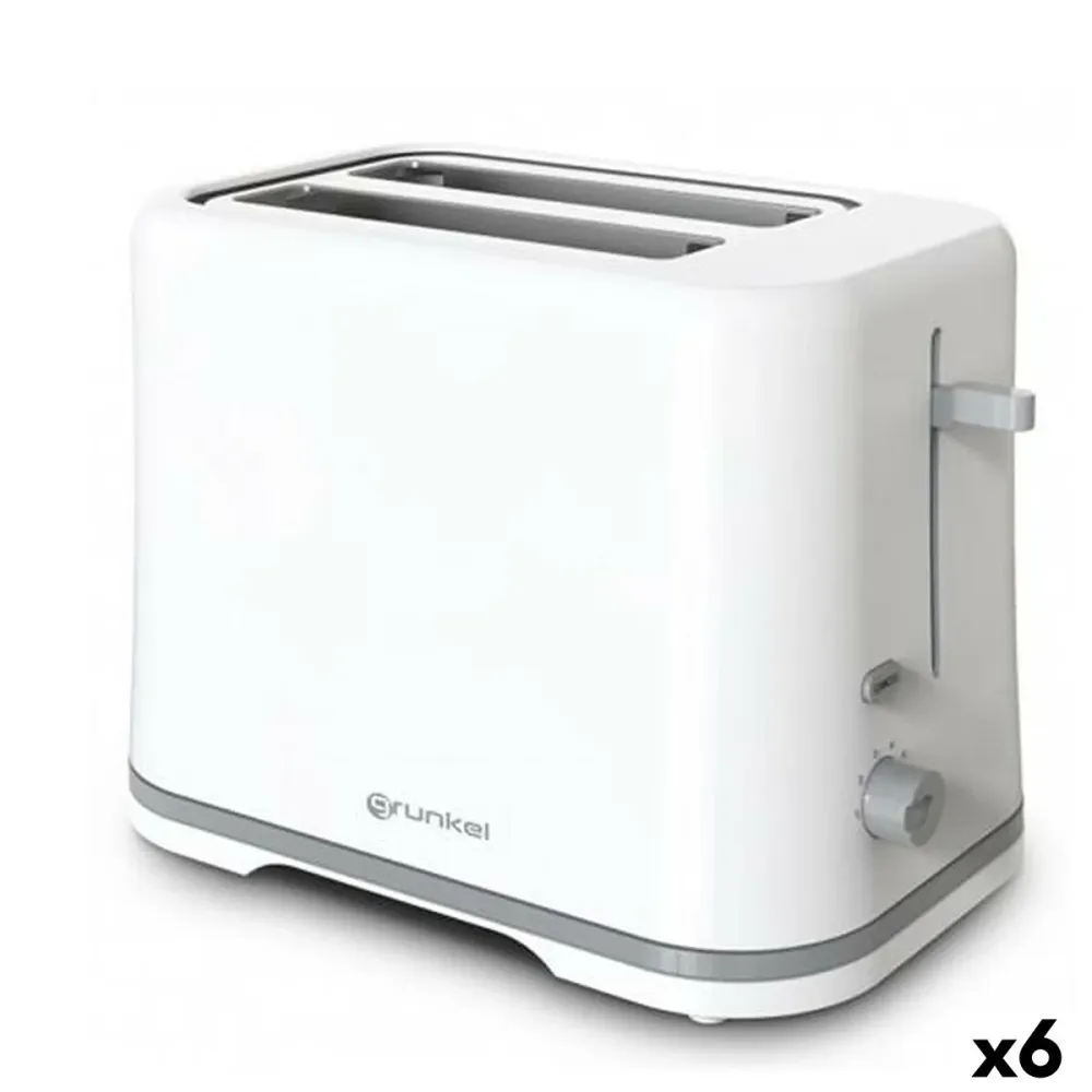 Grille-pain Grunkel Blanc 870 W 6 Unités