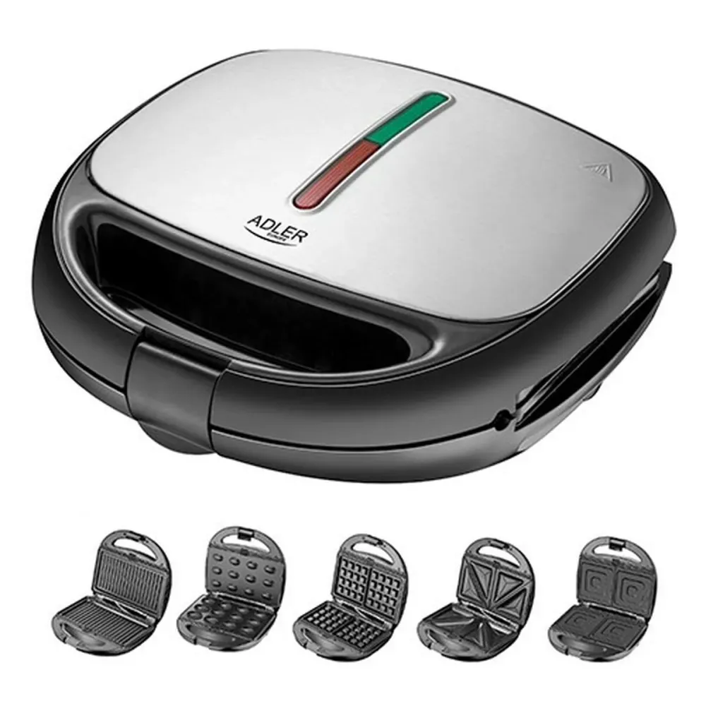Machine à sandwich Adler AD 3040 Noir 1200 W