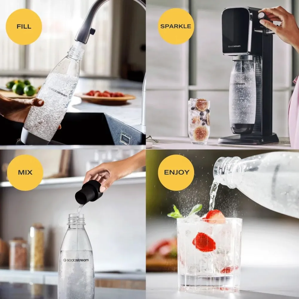 Machine à soda sodastream ART BLACK Noir 1 L