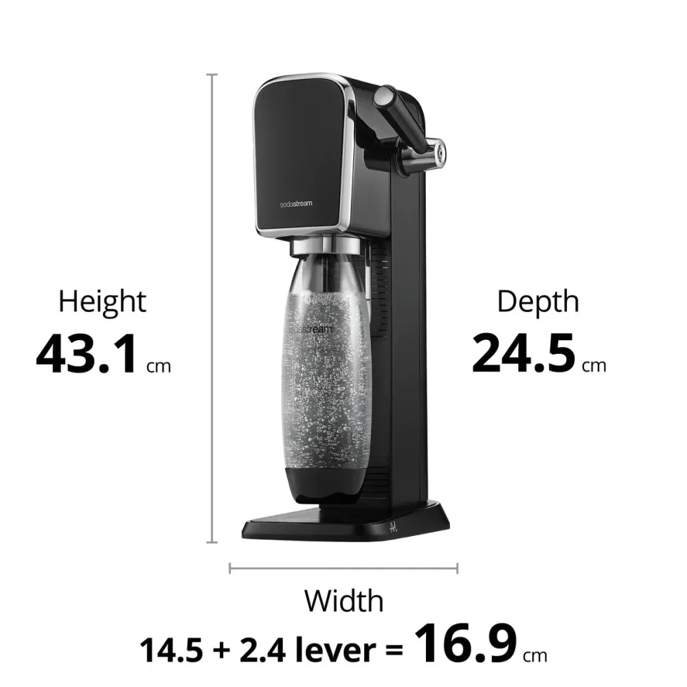 Machine à soda sodastream ART BLACK Noir 1 L