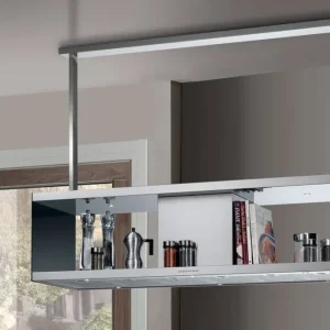 Modèle îlot Airone E-001-ROSSINI - 100 cm - acier inoxydable - moteur interne - recirculation