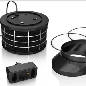 PlasmaHome RONDO 400 filtre de recirculation plasma 400-600 m3 autonettoyant raccord 12,5 cm