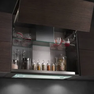 Unité encastrable Airone I-001-AIDA - 56 cm - Verre inox - sans moteur