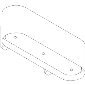 Wave 1119.406 OVAL Hotte aspirante murale 120 cm - convient aux revêtements en cuir - 1 couleur au choix - moteur interne...