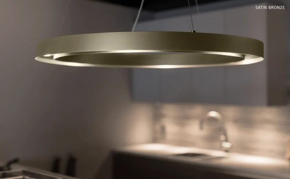 Wave 7310.200 CLASS - suspension - ∅ 75 cm - acier inoxydable - intensité variable - LED