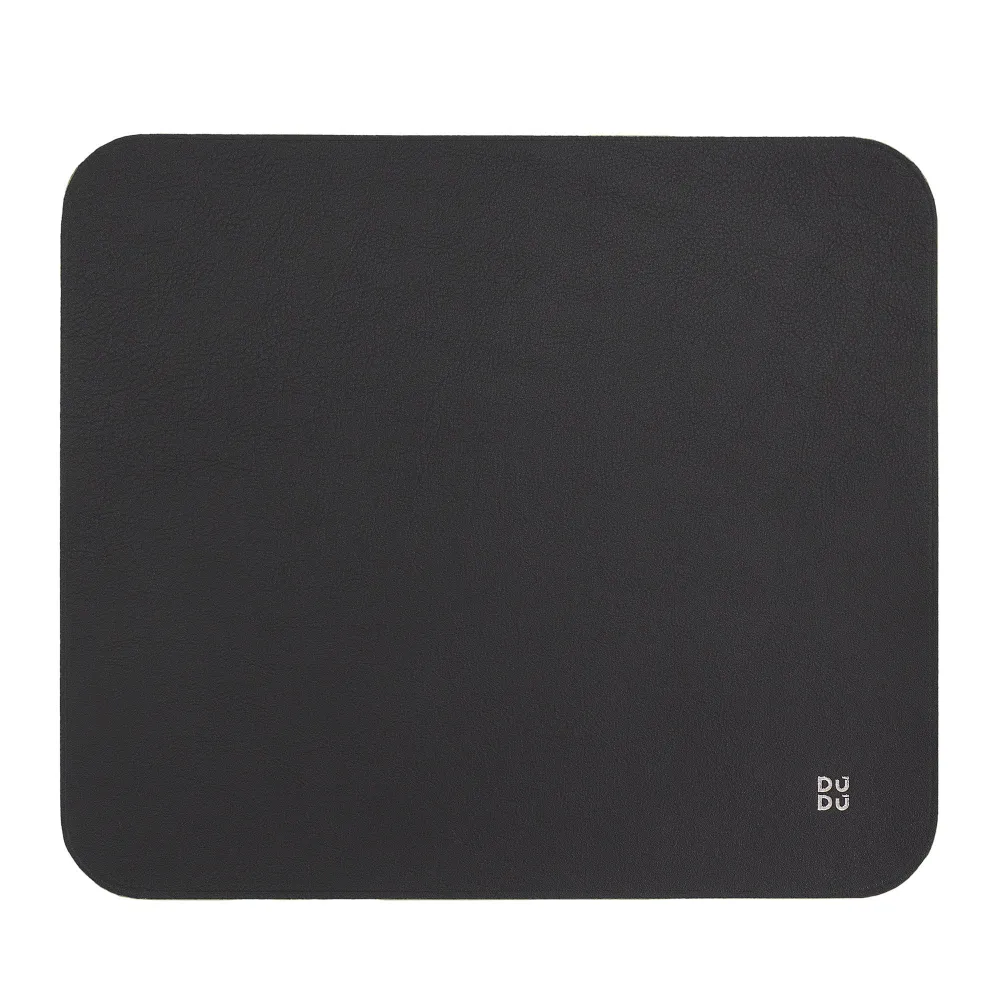 DUDU Tapis de Souris en Cuir Souple, Fin, Design, 25x22 cm, antidérapant, Tapis de Souris de Bureau, coloré