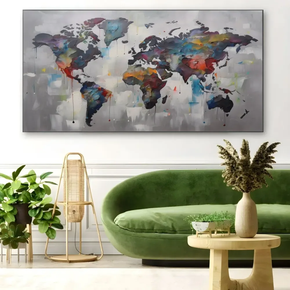 Carte du monde abstraite OGC