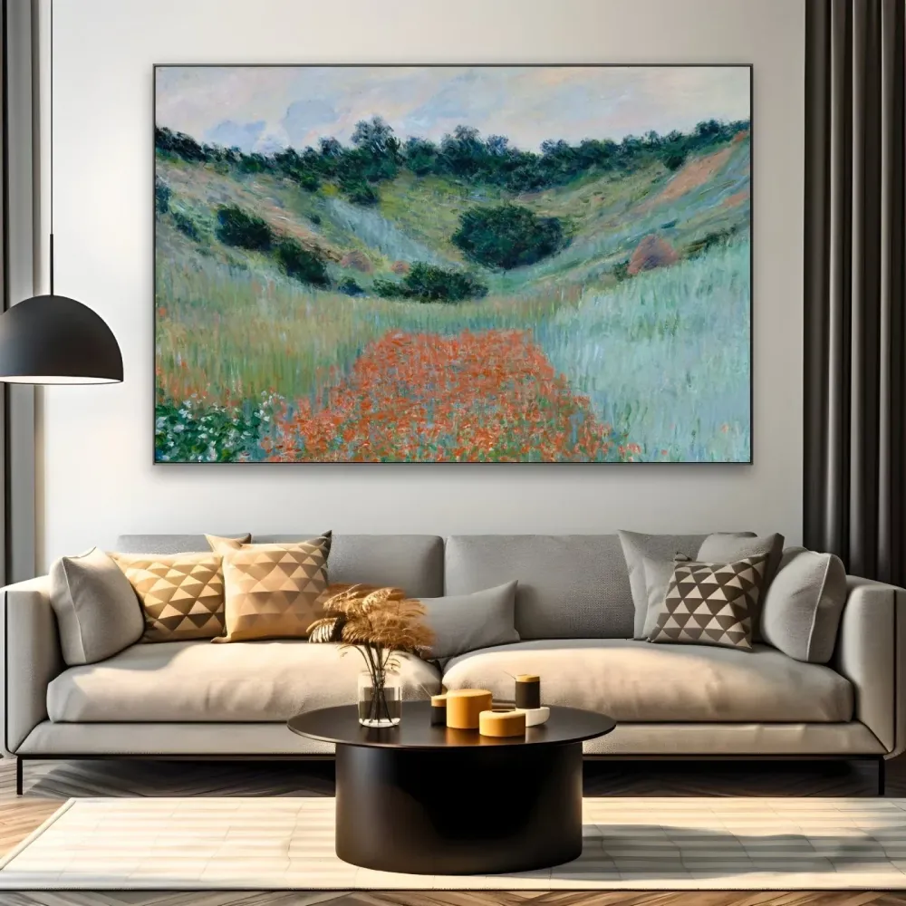 Champ de coquelicots à Giverny, Claude Monet OGC