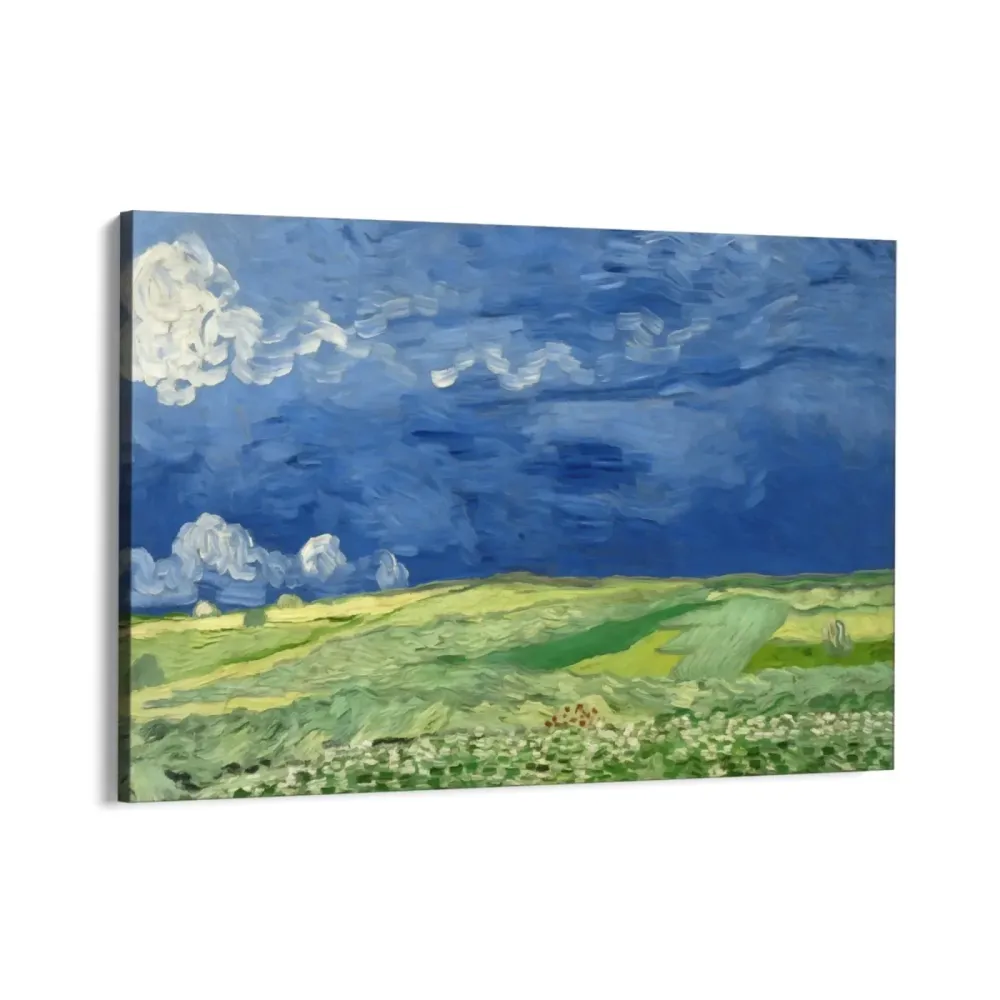 Champs de blé sous les nuages d'orage, Vincent Van Gogh OGC