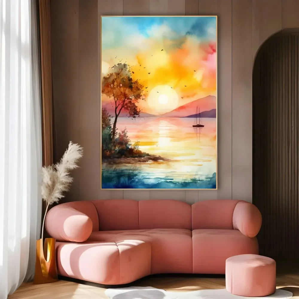 Le coucher de soleil animé OGC