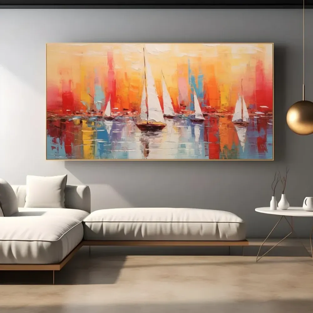Coucher de soleil entre les voiles OGC