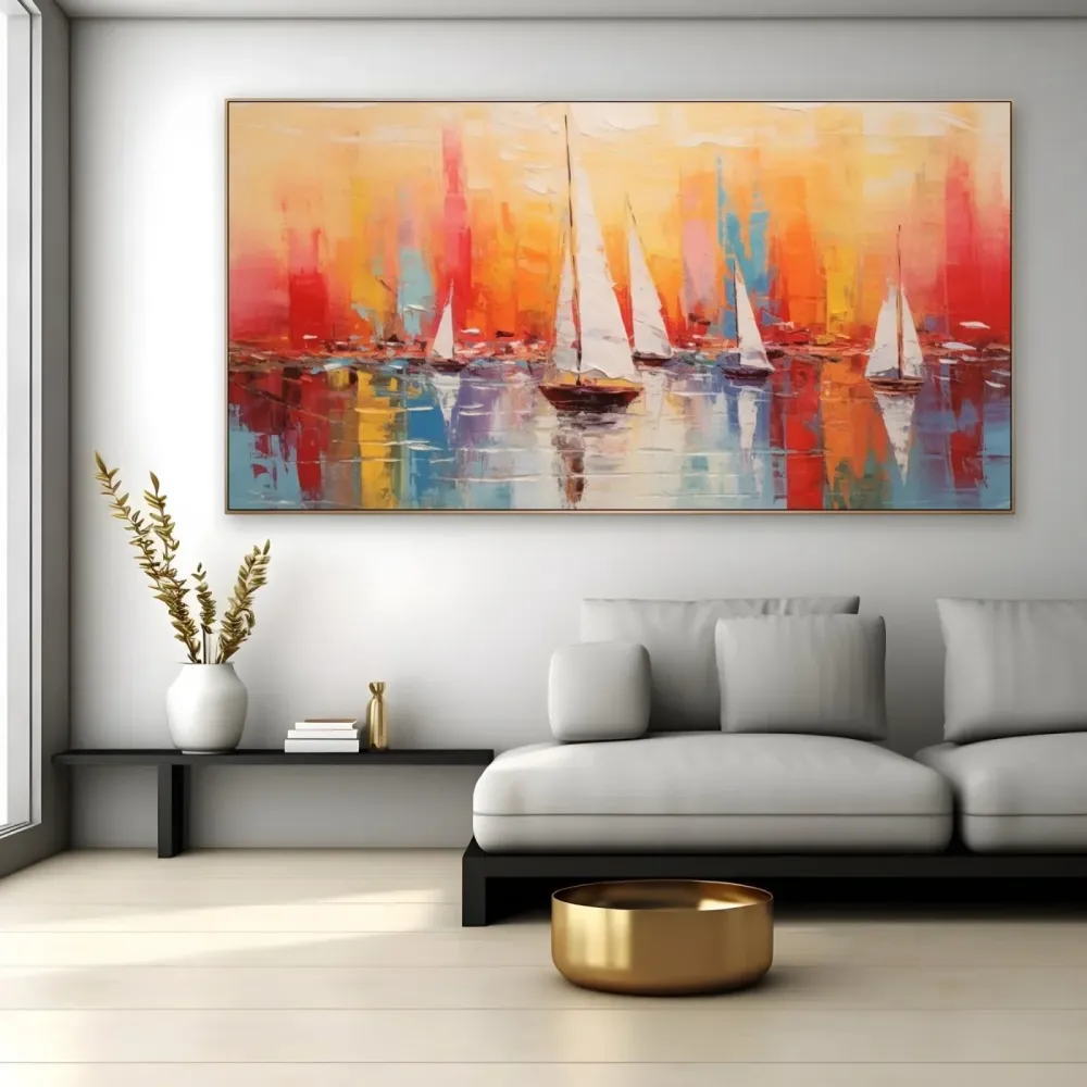 Coucher de soleil entre les voiles OGC