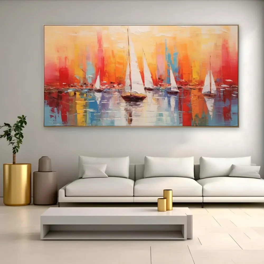 Coucher de soleil entre les voiles OGC