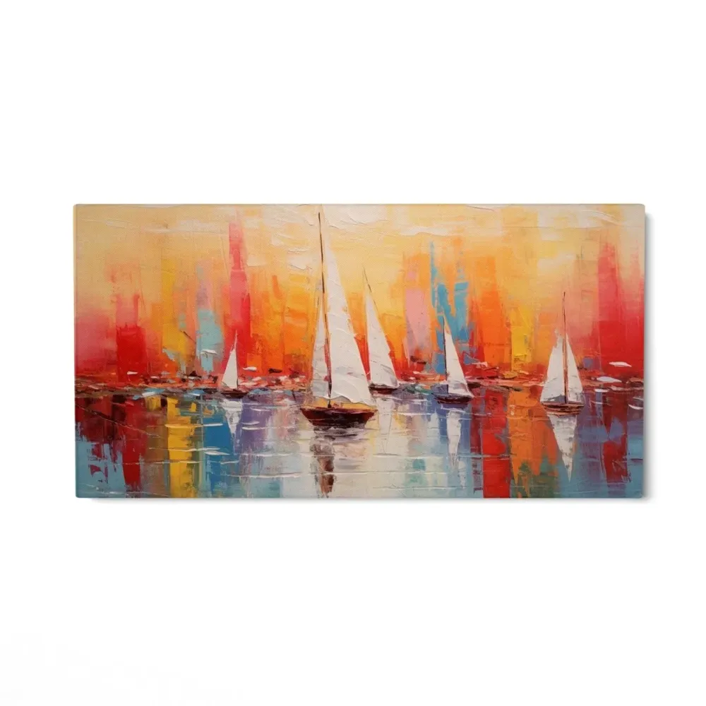 Coucher de soleil entre les voiles OGC