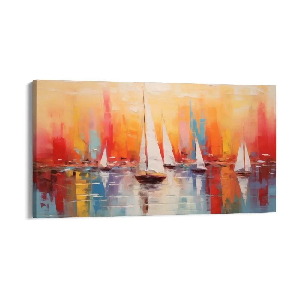 Coucher de soleil entre les voiles OGC