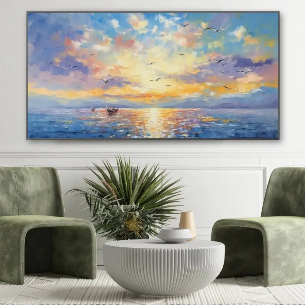 Coucher de soleil sur la mer OGC
