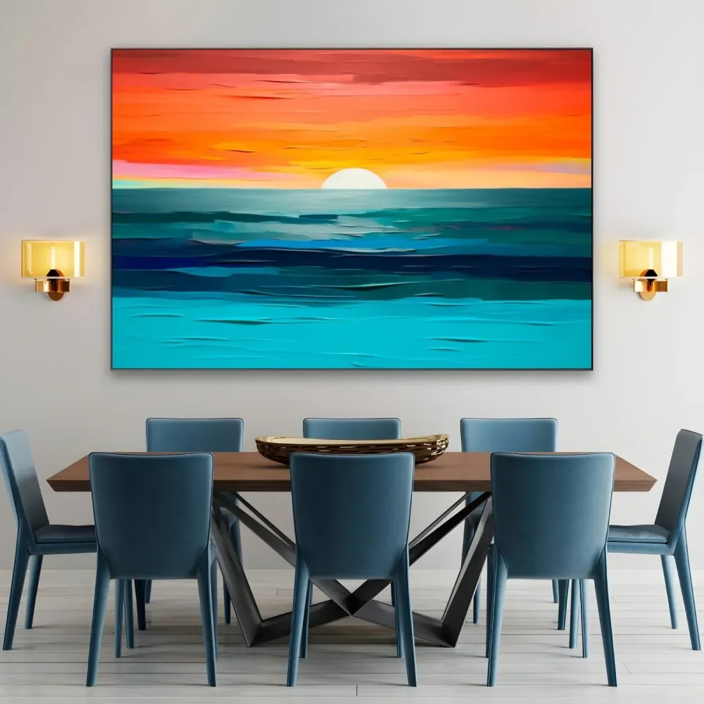 Coucher de soleil vibrant OGC
