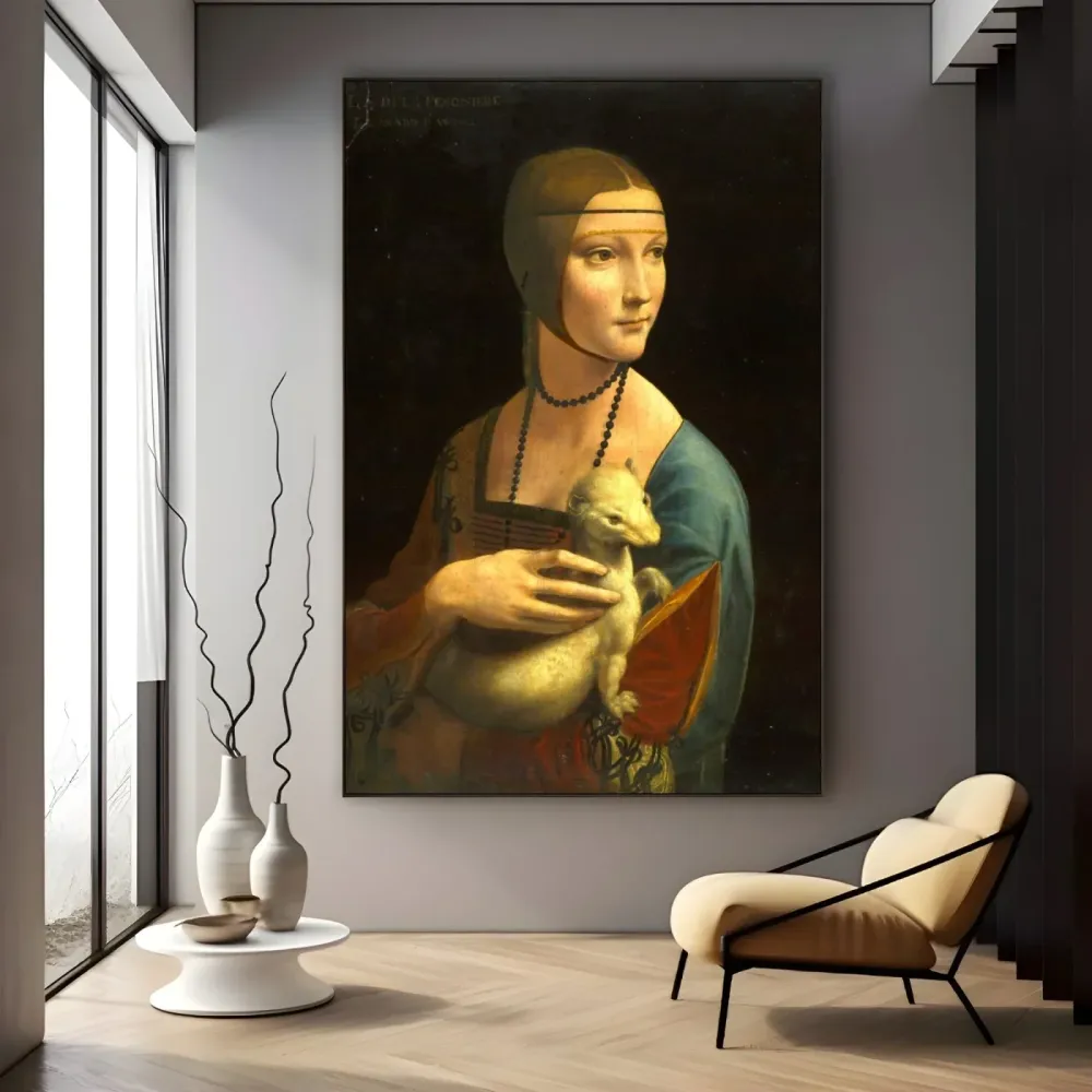 La Dame à l'hermine, Léonard de Vinci OGC