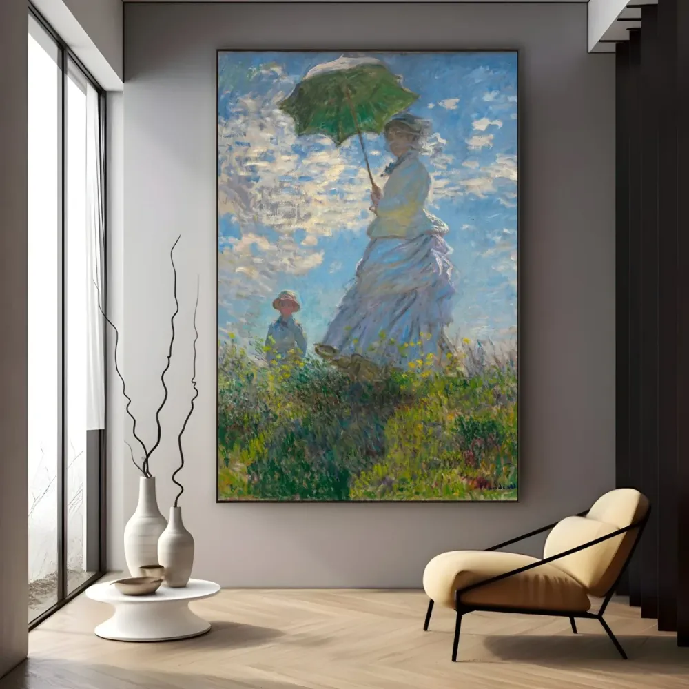 Femme à l'ombrelle, Claude Monet OGC