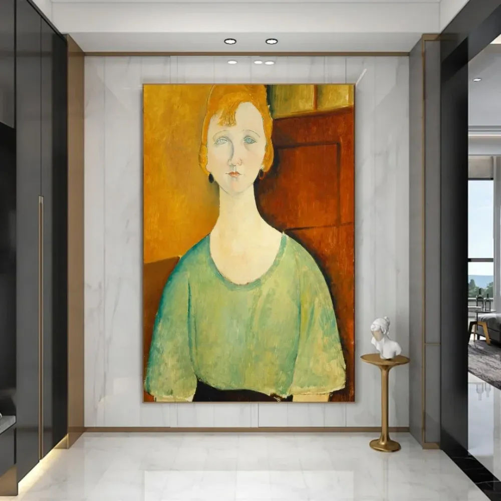 Fille au chemisier vert, Amedeo Modigliani OGC