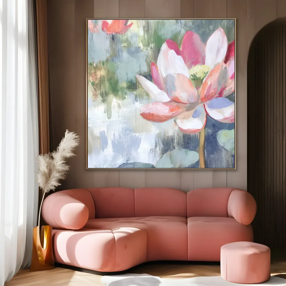 Fleur de lotus rose OGC