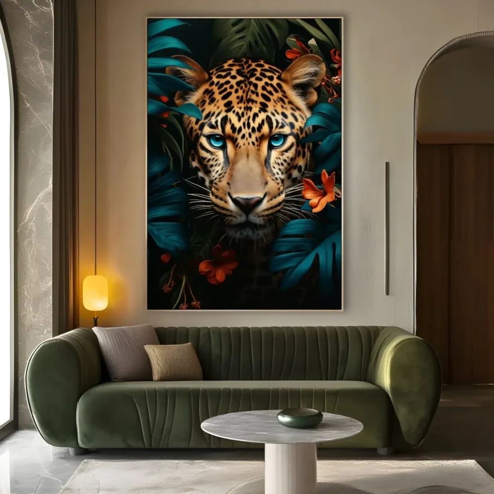 Le guépard aux yeux bleus OGC