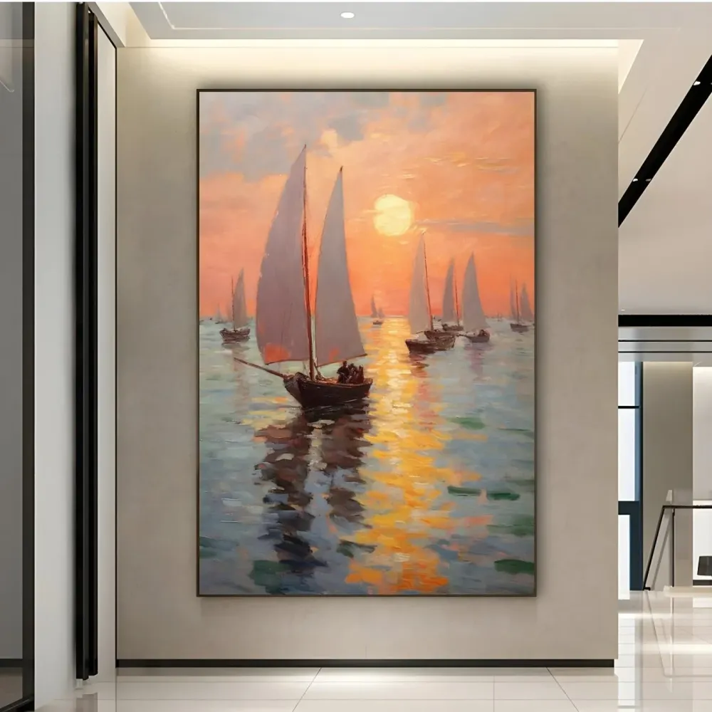 Naviguer au coucher du soleil OGC