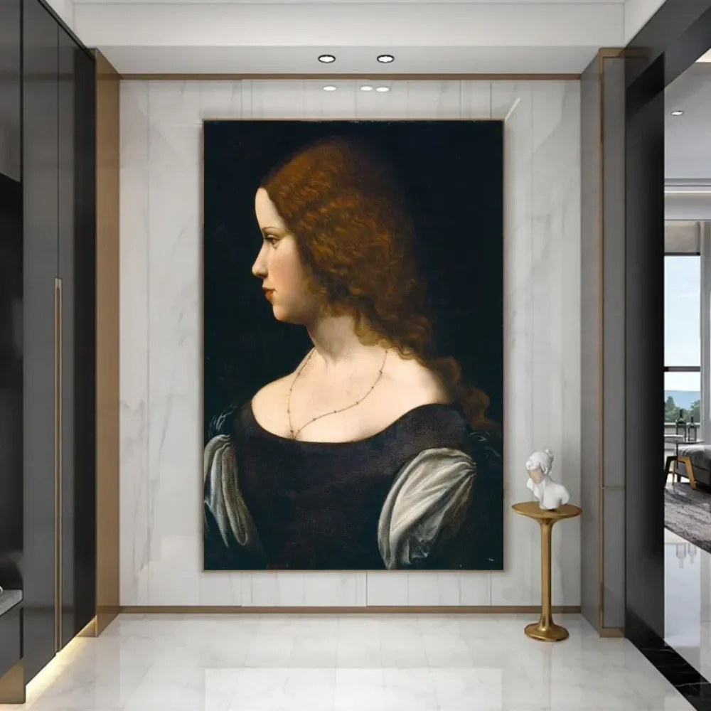 Portrait d'une jeune femme, Léonard de Vinci OGC