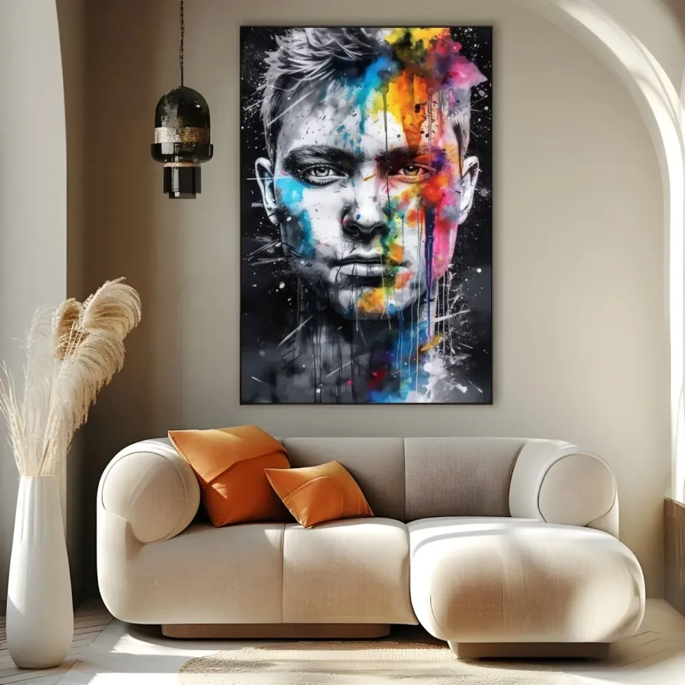 Portrait multicolore OGC