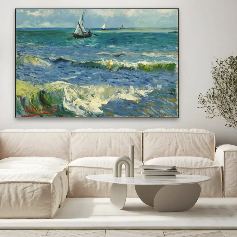 Seascape near Les Saintes Maries de la Mer,Vincent Van Gogh OGC