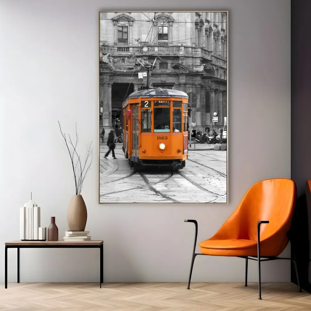 Tramway historique, Milan, Italie OGC