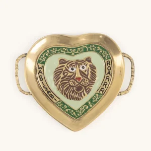 Assiette en Laiton - Lovesome Lion Doing Goods