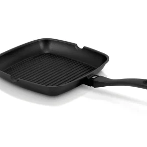 Beka Grillpan Energy R met keramische anti-aanbaklaag 28 x 28 cm - geschikt voor alle warmtebronnen avec 3 brûleurs inclus