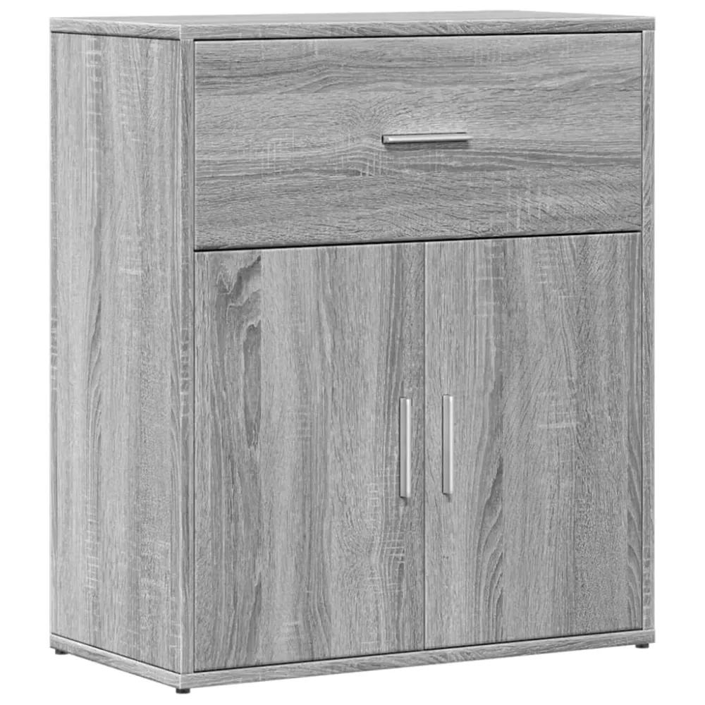 Buffet bahut commode armoire meuble de rangement organisateur cuisine salle de séjour salon sonoma 60 x 31 x 70 cm bois d'...