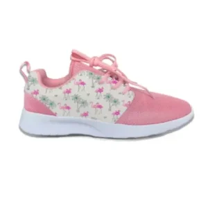 Baskets Flamant Rose Lacets Royaume flamant rose