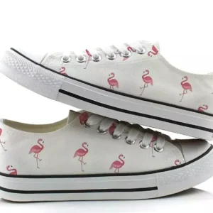 Baskets Flamant Rose Tendance Royaume flamant rose