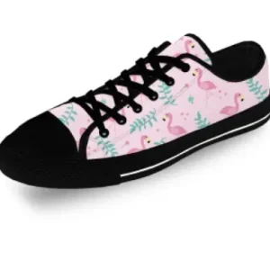 Sneakers Flamant Rose Toile Royaume flamant rose